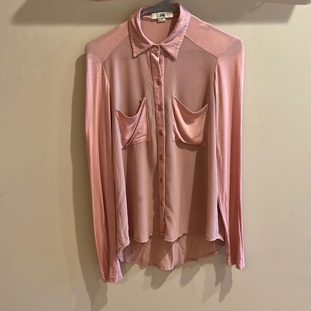 Pink blouse